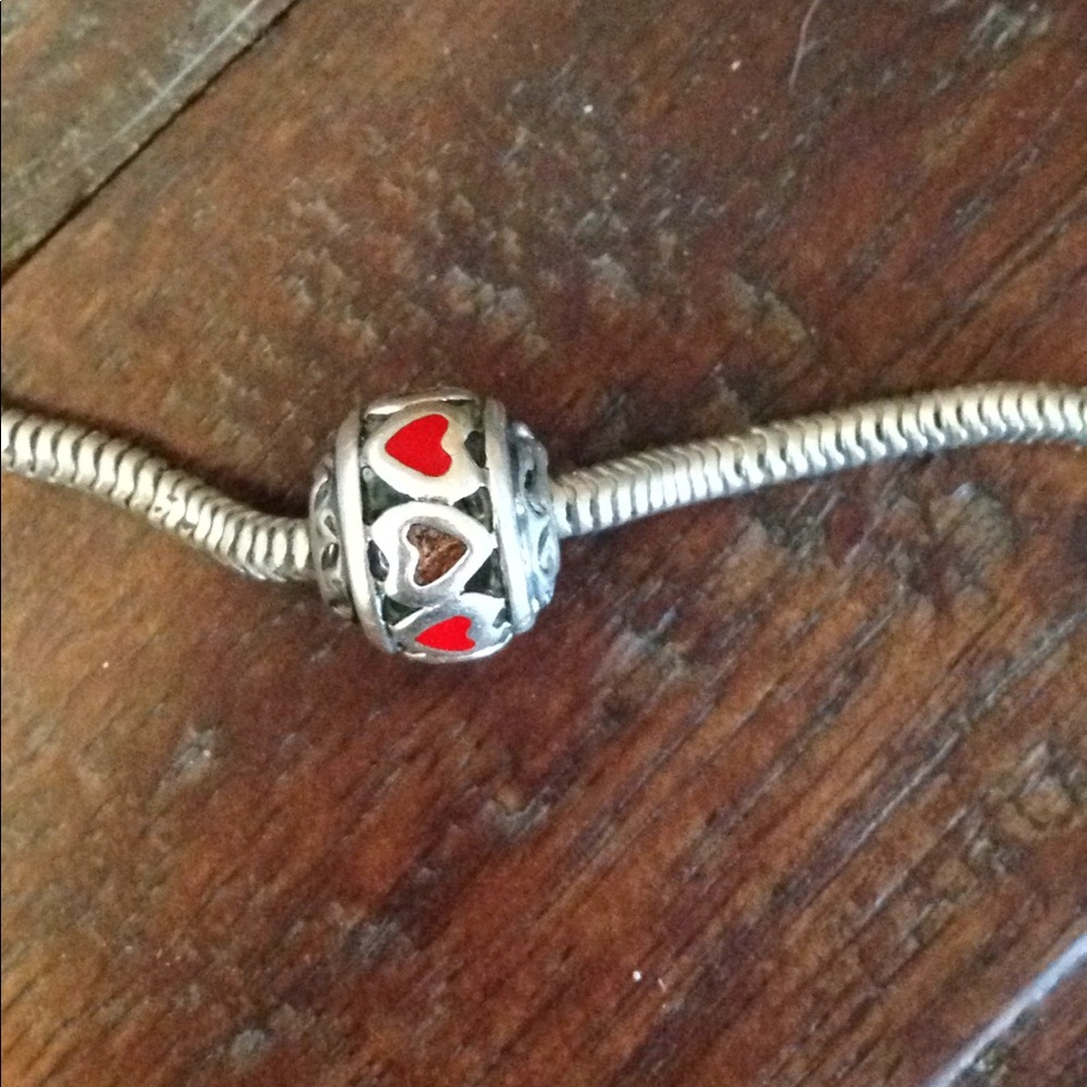 Red heart charm